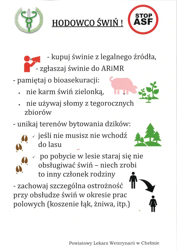Miniaturka artykułu Komunikat Powiatowego Lekarza Weterynarii w Chełmie