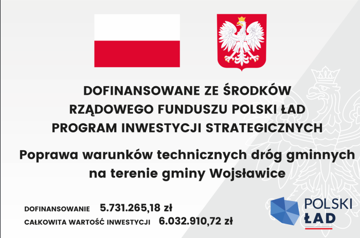 Miniaturka artykułu Poprawa warunków technicznych dróg gminnych na terenie gminy Wojsławice