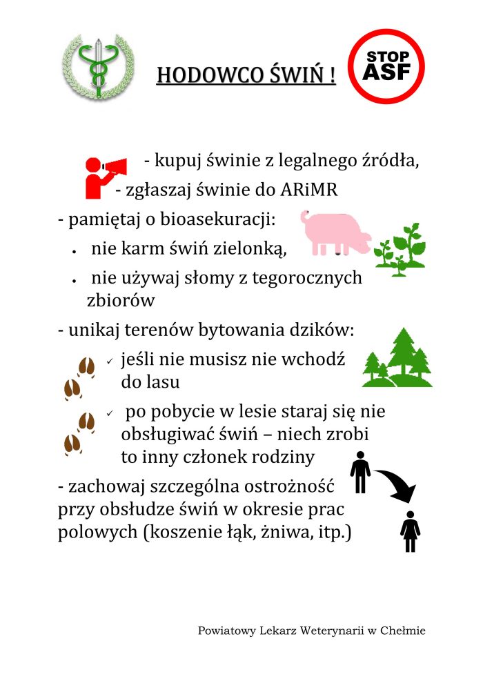 Miniaturka artykułu Komunikat Powiatowego Lekarza Weterynarii w Chełmie