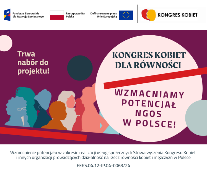 Miniaturka artykułu Zaproszenie do udziału w projekcie Kongresu Kobiet