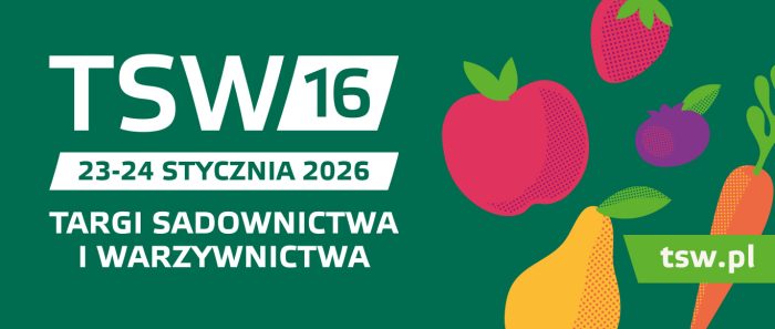 Miniaturka artykułu Zaproszenie na 16. edycję Targów Sadownictwa i Warzywnictwa TSW 2026