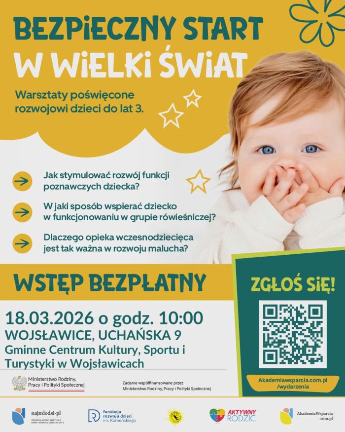 Miniaturka artykułu Zaproszenie na bezpłatne warsztaty dla rodziców