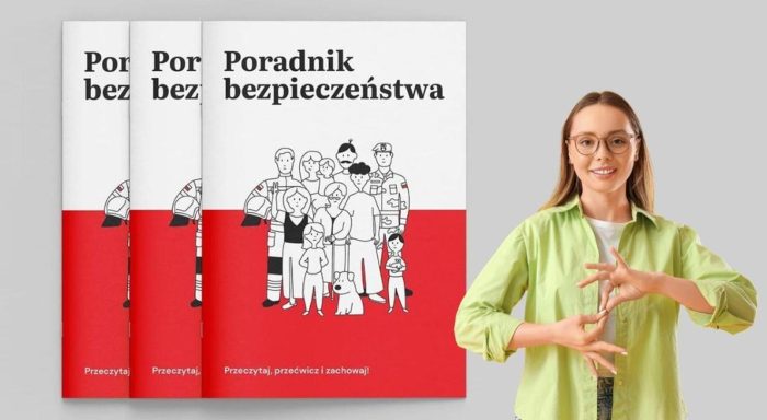 Miniaturka artykułu „Poradnik bezpieczeństwa” w Polskim Języku Migowym