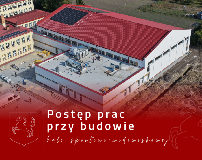 Miniaturka artykułu Coraz bliżej zakończenia budowy hali sportowo-widowiskowej